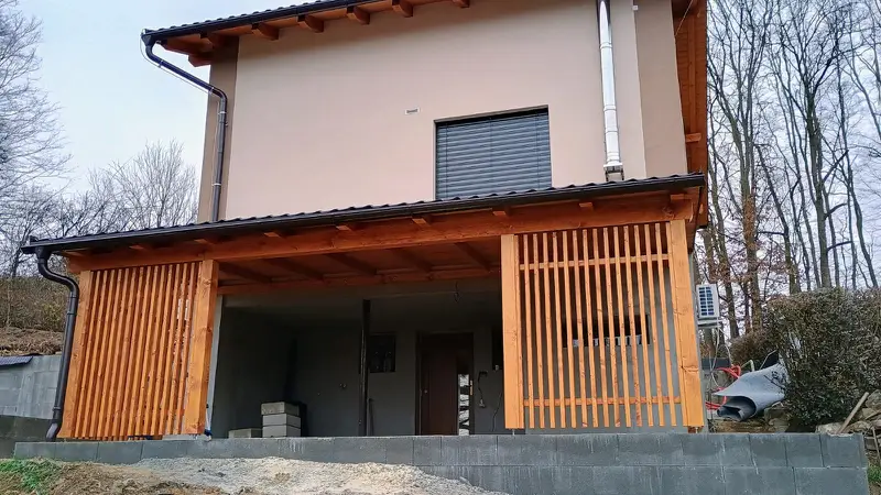 Pergoly, přístřešky – realizace Dřevostavby Matějíček (2)